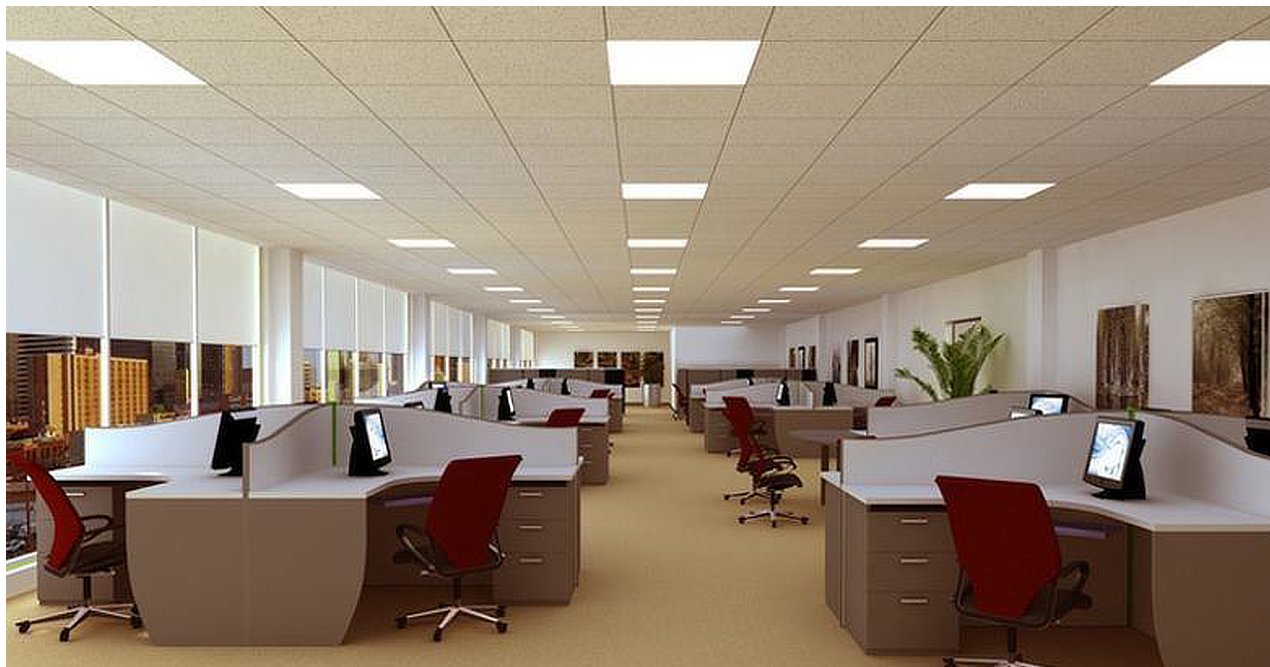 Lampada SLIM per controsoffitti 60x60 - immagine 2