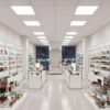 ILLUMINAZIONE NEGOZIO PLAFONIERE CONTROSOFFITTO